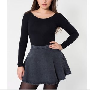 American Apparel Denim Circle/ Skater Skirt